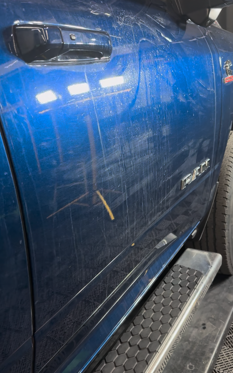 Vehicle before treatment