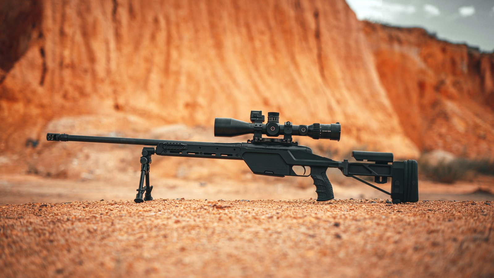 Cerakote coating applied to a rifle — the same brand used for automotive ceramic coating at Elite Auto Spa