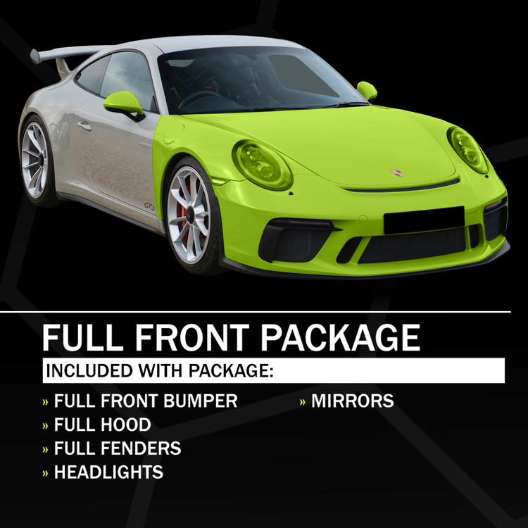 Full front PPF coverage example